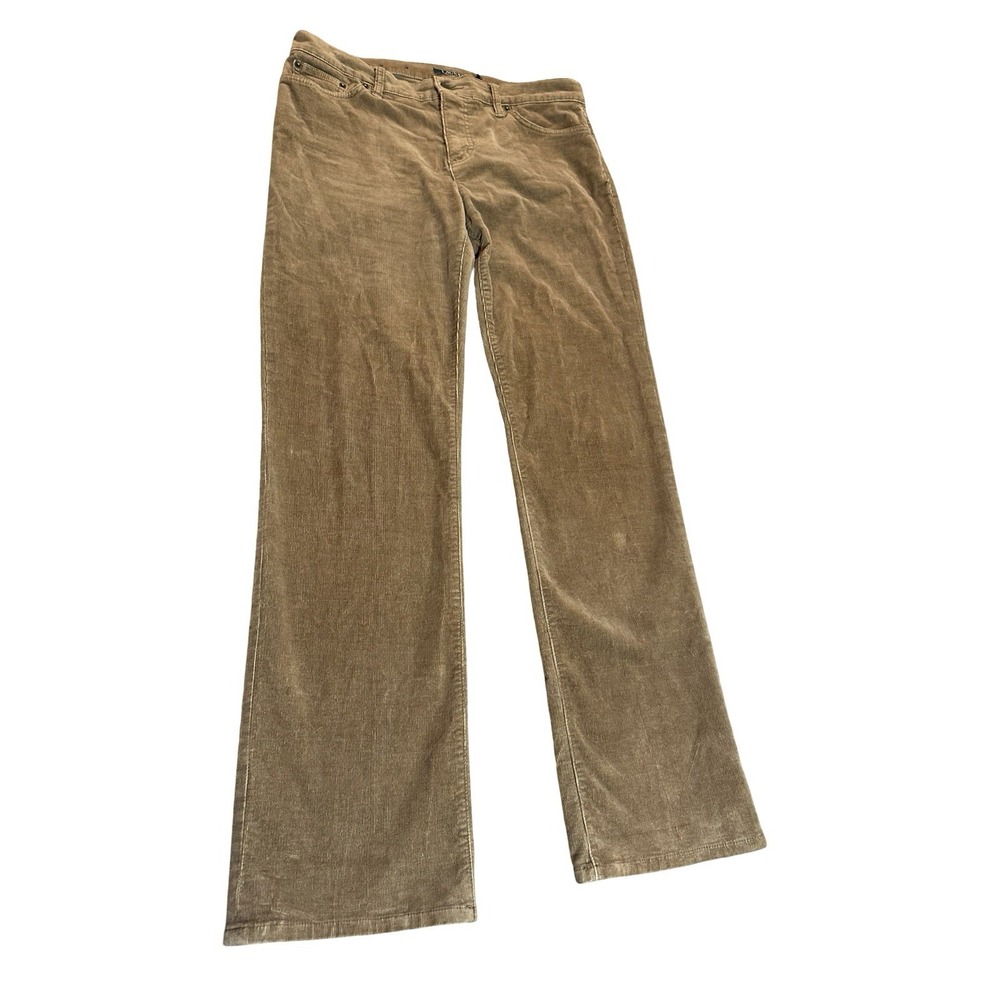 LRL Lauren Ralph Lauren Classic Straight Pants Corduroy Brown size 10‎